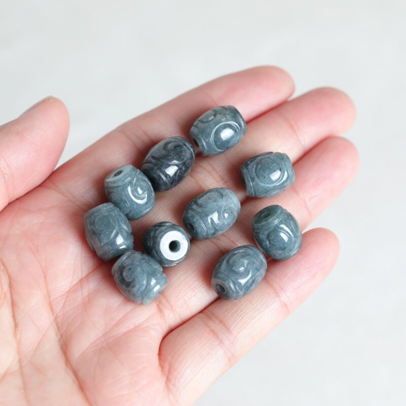 Beading - Lot de 5 perles en jade