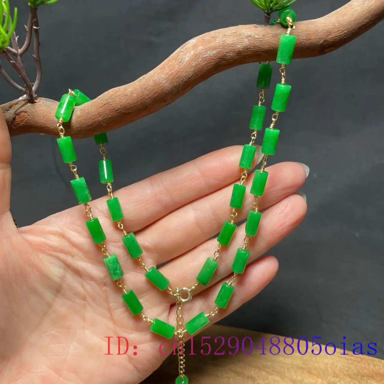 Collier de perles de Jade vert - Beading avis et prix