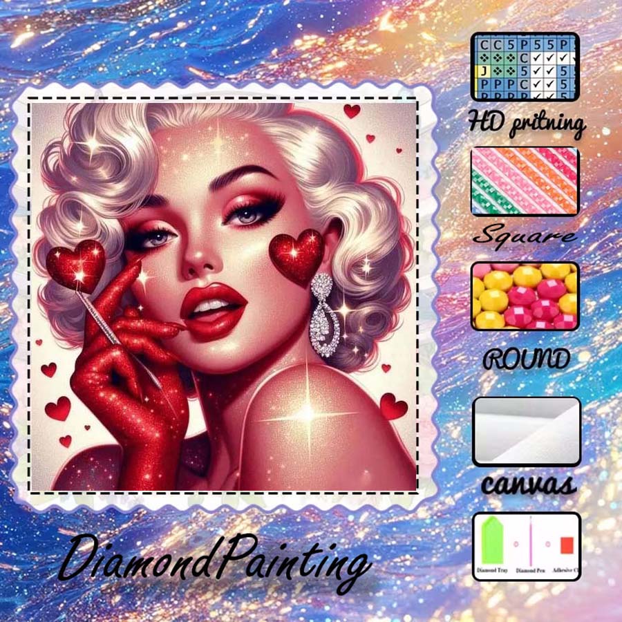 1 pièce de tissu floqué 5D DIY - 5D Diamond Painting Kit Full Drill avis et prix