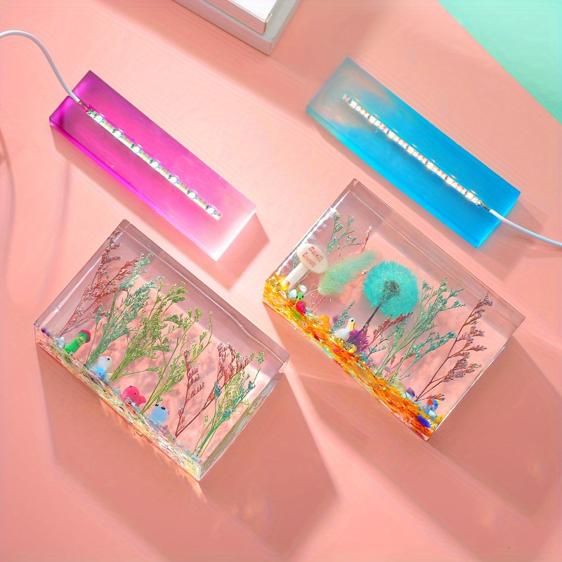 Ensemble de 6 moules rectangul - Silicone Epoxy Resin Molds Set avis et prix