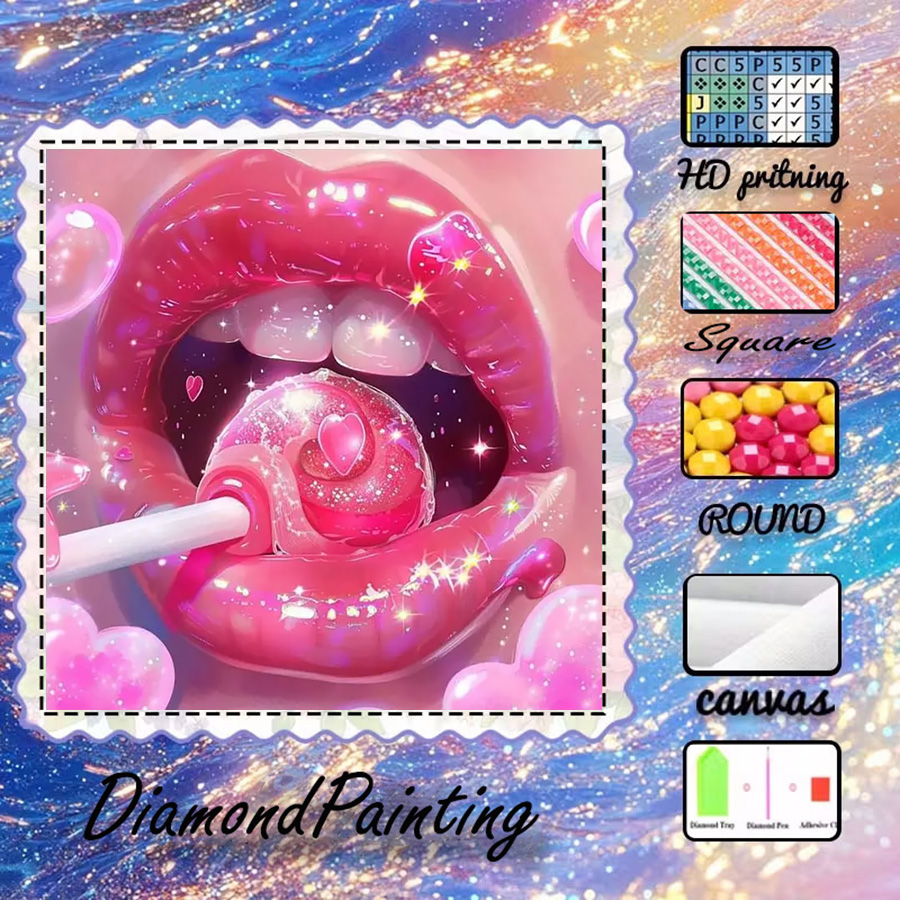 1 pièce - 5D-DIY - Tissu floqu - 5D Diamond Painting Kit Full Drill avis et prix