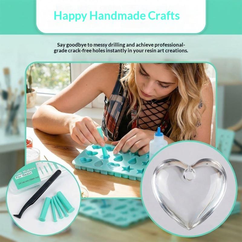 Ensemble de poinçons à trous e - Silicone Epoxy Resin Molds Set avis et prix