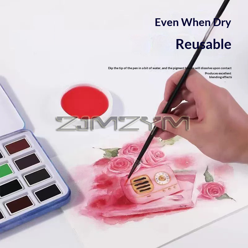 Ensemble de peintures aquarell - Watercolor Paint Set Solid Pigment avis et prix