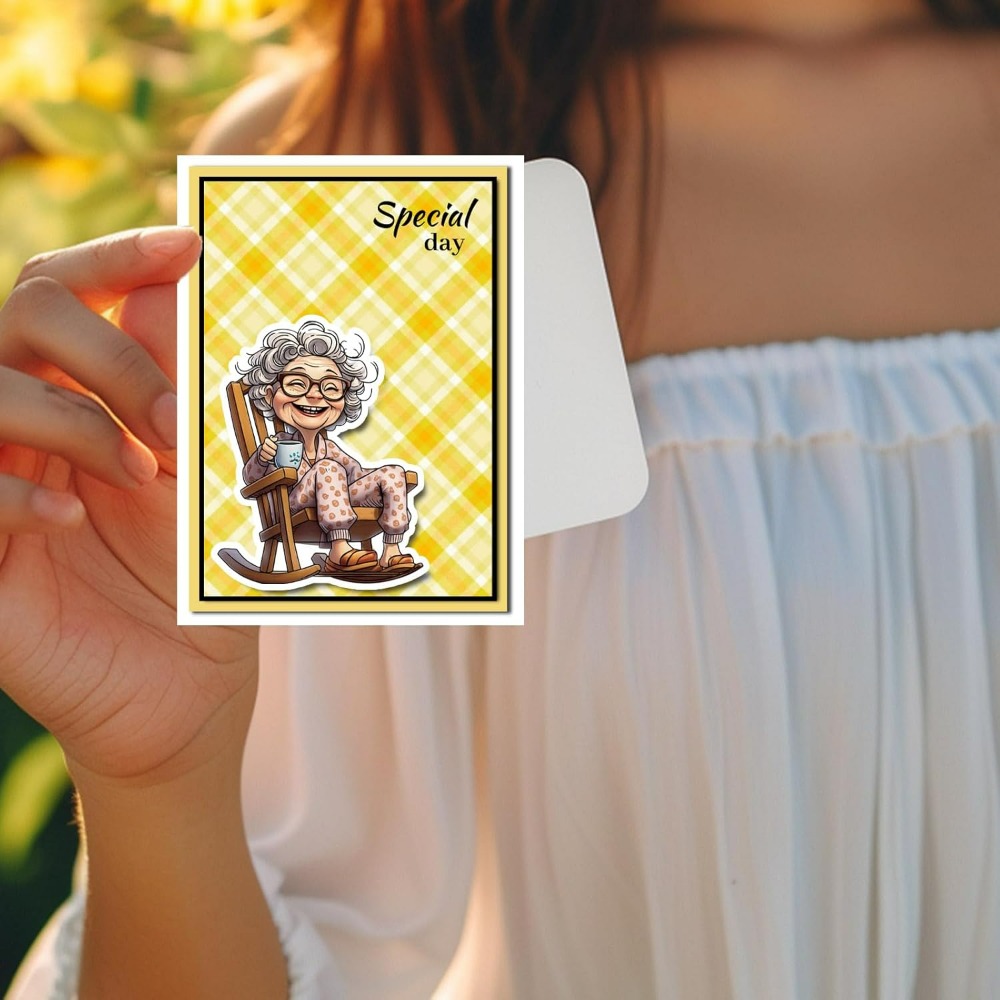 Timbres transparents souriante - Clear Silicone Stamps For Card Making avis et prix