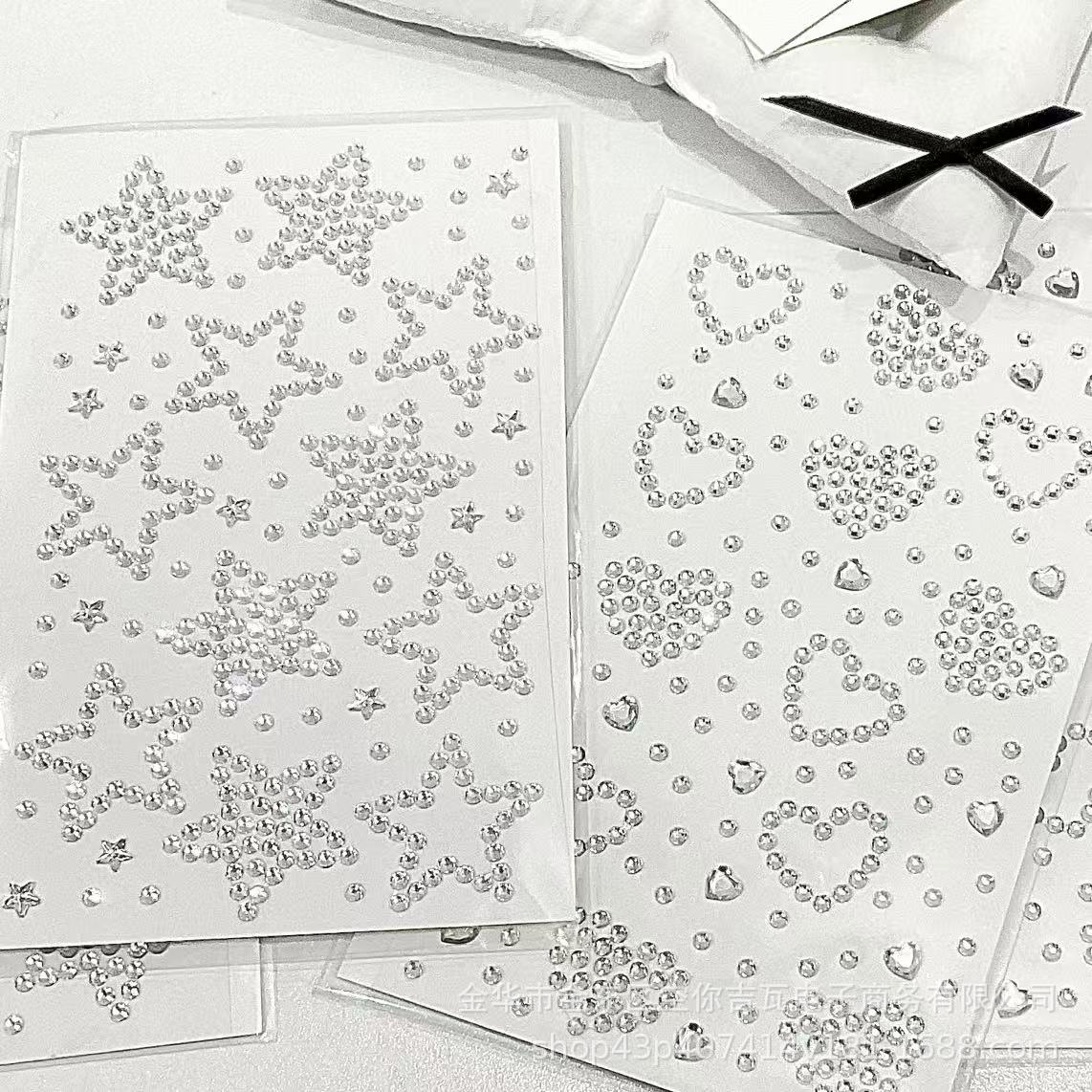 Autocollants Cœur Étoile Argen - Scrapbooking avis et prix