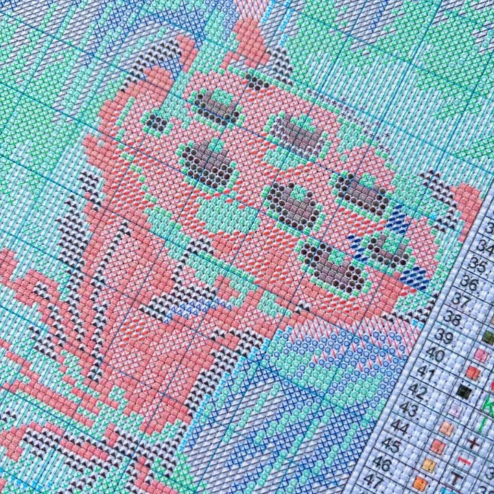 [[CC5130-66 Route Christmas Re - Cross Stitch Stamped Kits Beginners avis et prix